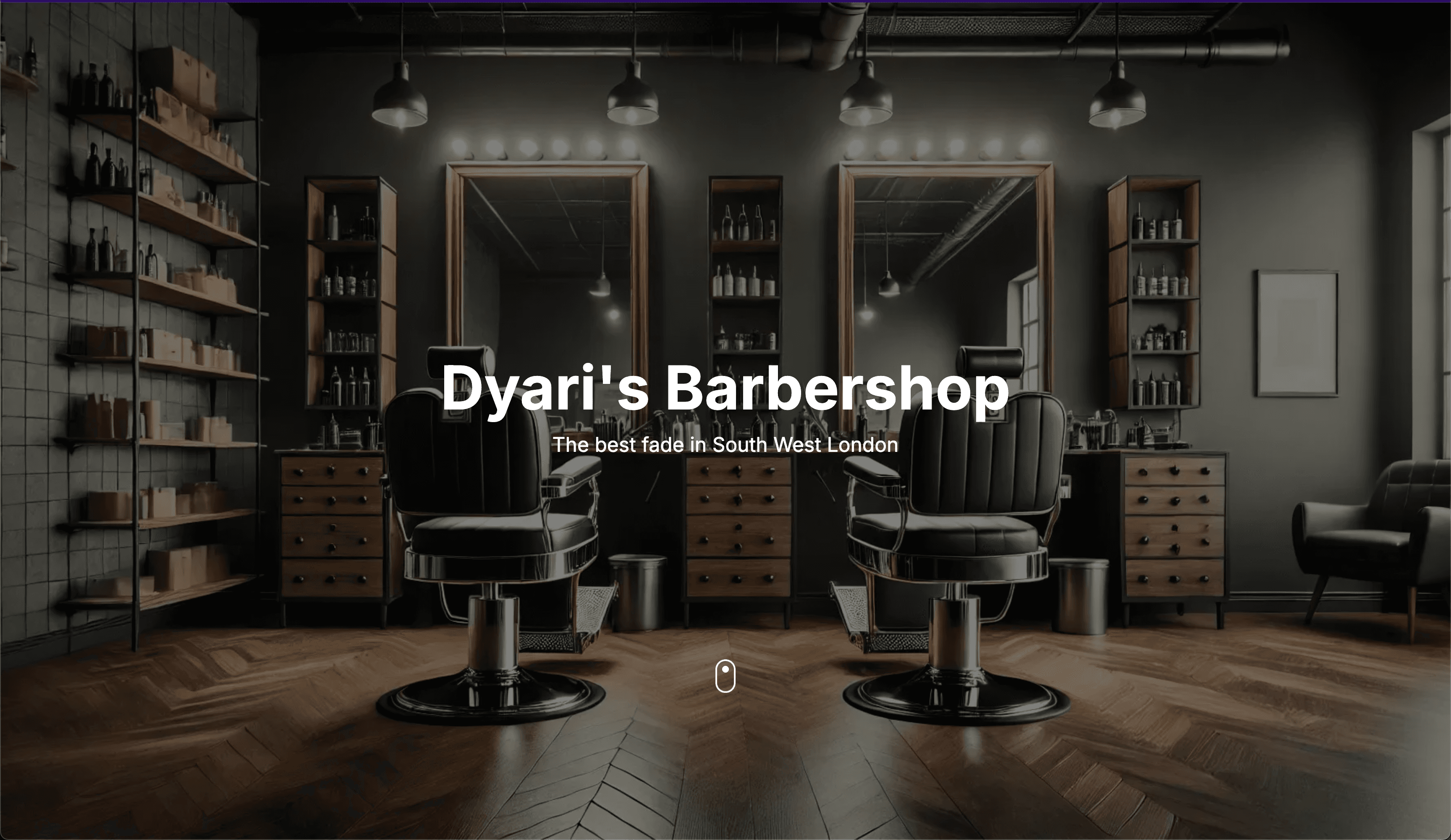Barber Shop Website
